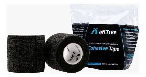 FITA ELASTICA AUTO ADERENTE – PRETO – AKITIVE