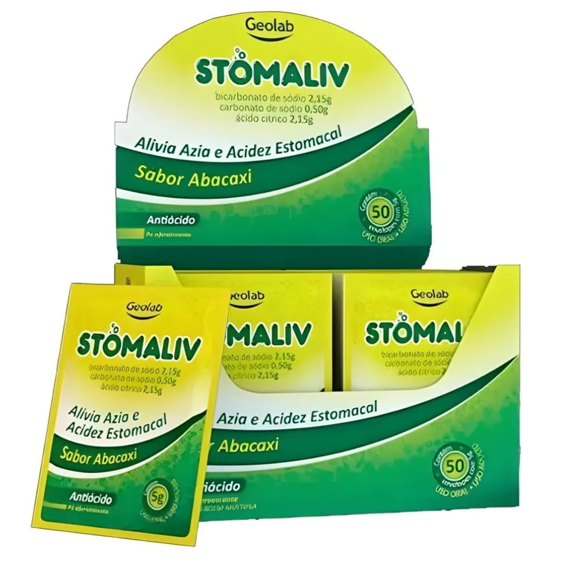 STOMALIV ABACAXI EFERV ENVELOPE 5GR – GEOLAB